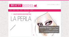 Desktop Screenshot of blog.beauty-goodies.com